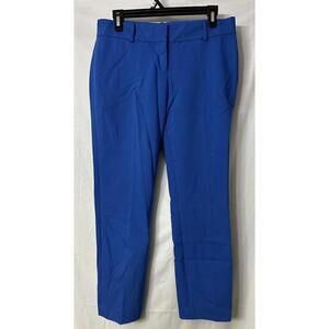 NWT‎ Ann Taylor Womens Blue Crop Capri Pants Slacks Trousers Size 4